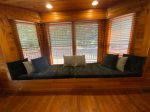 Large window seat in the livingroom